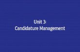 Unit 3: Candidature Management · Retrospective ethics approval is rarely possible for human research and never possible for animal research . If you require animal or human ethics