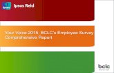 Your Voice 2015, BCLC’s Employee Survey Comprehensive Report · 2013 2015 2014 2013 2014 2015 2014 2013 ... Training and development Work processes, policy and procedures Relationships