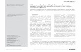 1 Efficacy and safety of high-flow nasal cannula 1 1,2 ... · respiratory failure ORIGINAL ARTICLE INTRODUCTION The first line of treatment for acute hypercapnic respiratory failure