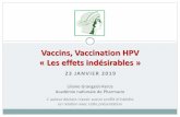 Académie Nationale de Pharmacie - Les effets indésirables · 2019-10-02 · Vaccins anti-HPV et risques de maladies auto-immunes: études pharmaco-épidémiologique Rapport final-Septembre