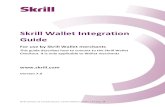 Skrill Wallet Checkout Integration Guide · The Skrill Wallet Checkout is a secure Skrill site, where you redirect customers from your website to make a Wallet payment through Skrill.