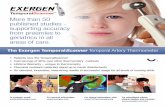 The Exergen TemporalScanner Temporal Artery Thermometer€¦ · The Exergen TemporalScanner Temporal Artery Thermometer More than 50 published studies - supporting accuracy from preemies