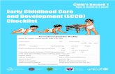 child form 1 - ECCD Council Checklist... · 2019-05-08 · Early Childhood Care and Development (ECCD) Checklist, Child’s Record 1 3 This form can be used for six separate evaluations