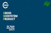 GROSS ECOSYSTEM PRODUCT · 2019-11-22 · GEP: the total economic value of ecosystem provision (EPV), Ecosystem regulating services (ERV) and cultural services (ECV) in the given