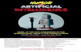 HUMOR · 2019-05-01 · 2nd Panel on Humor and Artiﬁcial Intelligence at ISHS 2019 solicits abstracts on the computational representation, detection, classiﬁcation, interpreta-tion,