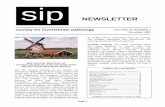 2001 November SIP Newsletter · Page 1 NEWSLETTER society for invertebrate pathology VOLUME 34, NUMBER 3 November, 2001 2001 ANNUAL MEETING AT NOORWIJKERHOUT,THE NETHERLANDS DRAWS