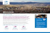 BOLIVIA - International Justice Mission · 2019-05-01 · BOLIVIA IJM BOLIVIA PROGRESS SINCE 2006 1UNICEF, 2IJM, 2018 , 3UNICEF Nearly 1 in 5 girls is sexually abused at least once