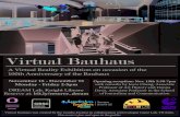 Virtual Bauhaus · 2019-11-04 · Virtual Bauhaus A Virtual Reality Exhibition on occasion of the 100th Anniversary of the Bauhaus Virtual Bauhaus was created by the Goethe-Institut