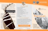¿Cómo actuar frente a las reacciones de las vacunas? Vacunas · 2019-01-29 · • Vacuna contra la Fiebre tifoidea (población de alto riesgo) • Vacuna Antitetánica (solo población