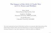 The Impact of the 2018-19 Trade War on U.S. Prices and Welfare · washing machines) began rising sharply following the tari˛s Notes: Monthly CPI of ELI HK01 Major Appliances. Series