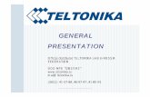GENERAL PRESENTATION Official distributor TELTONIKA UAB in ... · About Nokia 12i GSM Module module. Frequency bands. EGSM 900 / GSM 1800 MHz & GSM 850 / 1900 MHz. Bearers. CSD (up