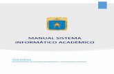 MANUAL SISTEMA INFORMÁTICO ACADÉMICO - UNCtransparencia.unc.edu.pe/ArchivosInstitucional... · 2018-05-30 · La implementación de un Sistema Informático Académico en la Universidad