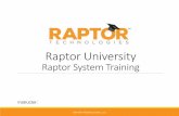 Raptor University Building Admin Trainingstorage.raptortech.com/helpcontent/Raptor...Building Preference* –For users who have access to more than one building, select the building