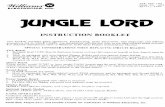 Jungle Lord Operators Manualantelopearcade.com/files/Pinball Manuals and Schematics... · 2002-07-29 · Title: Jungle Lord Operators Manual Author: Williams Electronics, Inc. Subject: