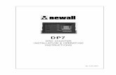 DRO COUNTER INSTRUCTIONS - Newall Display Manual.pdf · 7B DP7 Standard 7M DP7 Mill 7L DP7 Lathe 1.5 Input Signal The DP7 is designed for use with Spherosyn and Microsyn linear encoders.