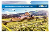 BRANDAUER MOUNTAIN COASTER - Sunkid · LES PISTES DE LUGE D‘ÉTÉ. La marque de fabrique du Mountain Coaster de Brandauer est le système monorail unique pour les pistes de luge
