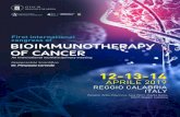 First international congress of BIOIMMUNOTHERAPY OF CANCER€¦ · New moAbs in the treatment of acute leukemia Ore 13.30 / Phil Arlen New antibodies in the treatment of bilio-pancreatic