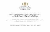Stoll Keenon Ogden · 2018-03-09 · Note to Users This electronic publication contains the statutes (KRS Chapter 278) and regulations (Title 807 of the Kentucky Administrative Regulations)