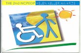 THE 2nd NCPEDP HELEN KELLER AWARDS · THE 2n NCPEDd P HELEN KELLER AWARDS Today, on the occasion of the World Disability Day, 2000, w proue ar tedo present the 2n NCPEDd HeleP n Keller