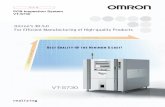 Omron's 3D-SJI For Efﬁcient Manufacturing of High-quality ... · VT-S730 3D Solder Joint Inspection Machine, printed circuit inspection, AOI, automated optical inspection, in-line