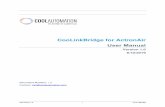 CooLinkBridge for ActronAir€¦ · User Manual Version 1.0 8/10/2019 Document Number: 1.0 ... CooLinkBridge ACT ActronAir ESP Plus Series 1 & 2 ESP Ultima Series 1 & 2 ESP Platinum
