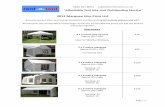 2012 Marquee Hire Price List - tentforrent.co.uk2012 Marquee Hire Price List All prices are per 24hrs and include installation and dismantling but exclude delivery and VAT. All marquees