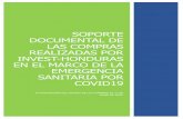 SOPORTE DOCUMENTAL DE LAS COMPRAS REALIZADAS POR … · 2020-06-19 · soporte documental de las compras realizadas por invest-honduras en el marco de la emergencia sanitaria por