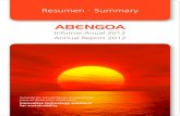 ABENGOAannualreport.abengoa.com/export/sites/abengoa_ia/... · Daily avge. trading volume (M€) 10.3 (16.4) 12.3 0.8 29.8 (1) Compound Annual Growth Rate. (2) Earnings before interest,