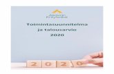Toimintasuunnitelma ja talousarvio 2020 - Akavan Erityisalat · Toimintasuunnitelma ja talousarvio 2020 Sisällysluettelo ... vaikuttaa jäsenistönsä osalta sote- ja maakuntauudistukseen