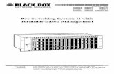 Pro Switching System II with Terminal-Based Managementsupport.blackboxab.se/Manualer/S/SM/SM900A-SM950A.pdf · 1 0 . El equipo eléctrico deber ser situado fuera del alcance de fuentes
