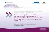 Enhancing Competitiveness in Ukraine through a Sustainable ...€¦ · Examples of ESCO projects in Ukraine Mid-90s: ESCO-West (financed by USAID) helped Ivano-Frankivsk oblast meter