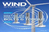 Wind Measurement MEETING THE CHALLENGES OF BOLTS & … · opment and land-based wind developers, reflecting surging interest in America’s emerging offshore wind market. Winning