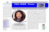 Volume 9 Fall 2017- Spring /Summer 2018 FSU RISE News€¦ · ABRCMS 2017 5 RISE Scholar on CBS News for extramural 6-10 RISE Family Cookout 11 E.E. Just Symposium visit at MUSC 12