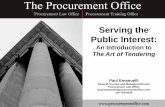 Serving the Public Interest - Procurementprocurementoffice.com/wp-content/uploads/Serving... · average represents the largest share, accounting for almost one third of public procurement
