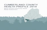 CUMBERLAND COUNTY HEALTH PROFILE 2018 - Maine...cumberland county health profile 2018 • maine shared chna 5 All data on this page is from the U.S. Census Bureau, American Community