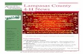 Lampasas County 4-H Newscounties.agrilife.org/lampasas/files/2011/08/December-2016-newslet… · They will resume meetings in January. Contact: Sarah Rugo at 979-627-5511 You are