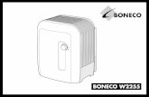 BONECO W2255 - bevochtiger W2255A.pdf · mum air moisture, without additional control units being necessary. Humidifier discs The new disc package from the W2255 air washer is manufactured