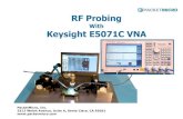 RF Probing - PacketMicro Inc. · 2018-03-12 · TP150 TP150 FP40 PH100 AM4115ZTL 24. 2-Port Probe-Tip Calibration • Import TCS60 coefficients (probe dependent) into VNA (TCS60_05MM.ckx,