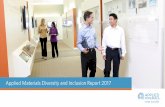 Applied Materials Diversity and Inclusion Report 2017€¦ · breakthrough innovation and solutions. We believe that diverse and inclusive teams: • Foster better decision making