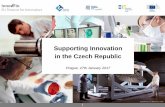 Supporting Innovation in the Czech Republic · provided through Komerční banka, a.s. and backed by the EIF ... Startups, spin-offs, spin-outs, joint ventures, projects, technology