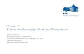 Chapter 2: Transaction Processing Monitors (TP nilufer/classes/sse3200/2011... Chapter 2: Transaction Processing Monitors (TP-monitors) Gustavo Alonso Computer Science Department Swiss