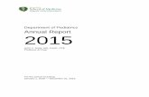 Department of Pediatrics 2015 Annual Report...2015 Department of Pediatrics Annual Report Page 4 of 43 New programs for Aerodigestive and Swallowing Disorders, Airway Reconstruction,