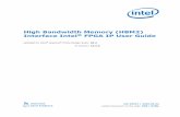 High Bandwidth Memory (HBM2) Interface Intel® FPGA IP User ... · High Bandwidth Memory (HBM2) Interface Intel® FPGA IP User Guide Updated for Intel ® Quartus Prime Design Suite: