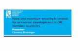 Food and Nutrition Security if Central for Economic ...food security Serious Azerbaijan, Gabon Syria Albania, Gambia, Maldives, Mauritania, Togo HIGH Alarming or extremely alarming