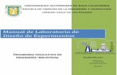 Manual de Laboratorio de Diseño de Experimentoscitecuvp.tij.uabc.mx/ii/wp-content/uploads/2020/04/MANUAL-DOE.pdf · El curso de Diseño de experimentos está ubicado en la etapa