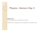 P Vectors and Scalars Day 3 - Loudoun County Public Schools...Vectors require a magnitude AND direction. If the direction is in any of the cardinal directions, you can say: north,