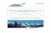 Distributed GN&C Flight Software Simulation for Spacecraft Cluster …€¦ · the cluster, autonomous collision prediction, and automatic failure detection and recovery for the primary