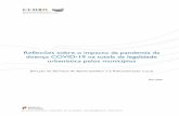 Reflexões sobre o impacto da pandemia da doença COVID-19 na … · 2020-05-09 · REFLEXÕES SOBRE O IMPACTO DA PANDEMIA DA DOENÇA COVID-19 NA TUTELA DA LEGALIDADE URBANÍSTICA