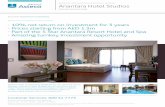 Factsheet Anantara Hotel Studios - Asteco Property ...2016/03/16  · Anantara Hotel and Spa Resort embraces modern cosmopolitan living. Meticulous attention has been paid to every