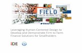 Human Centered Design to Demonstrate Firm Farm Solutions … · 2017-12-08 · 3 7 21 25 Cumulative Disbursement BDT 1.05 mil USD 13,474 EUR 10,304 BDT 13.21 mil USD 169,364 EUR 129,514